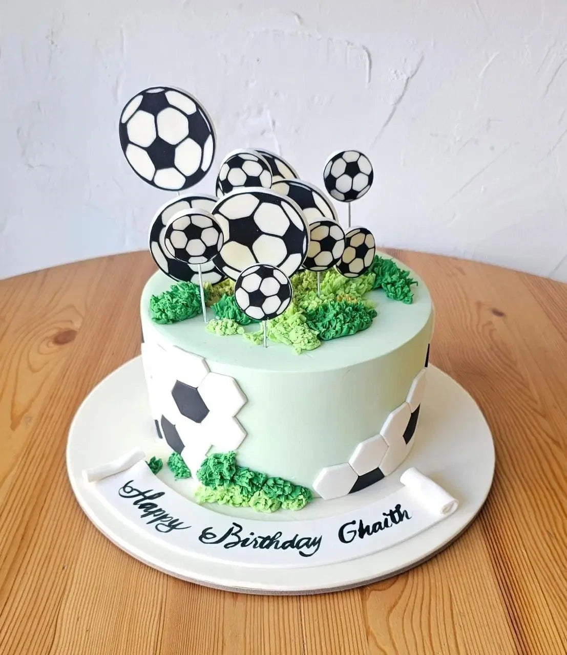 Football theme Cake - Buttercream